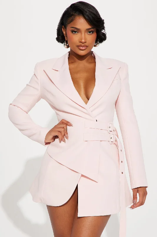 Alexa Mini Blazer Dress - Pink