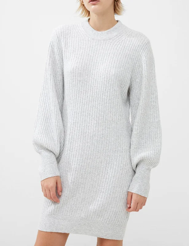 Vhari Ribbed Crew Neck Sweater Dress