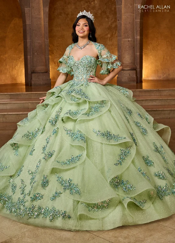 Sweetheart Layered Quinceanera Dress by Rachel Allan RQ1138