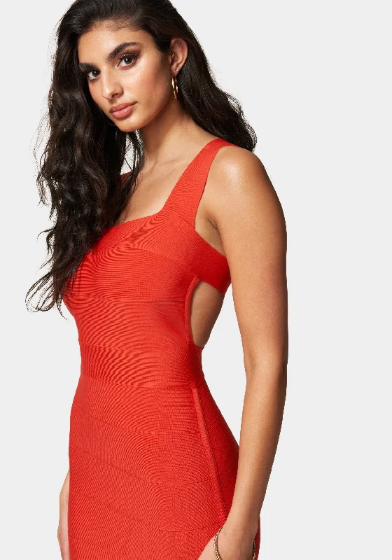 Luxe Bandage X-Back Dress