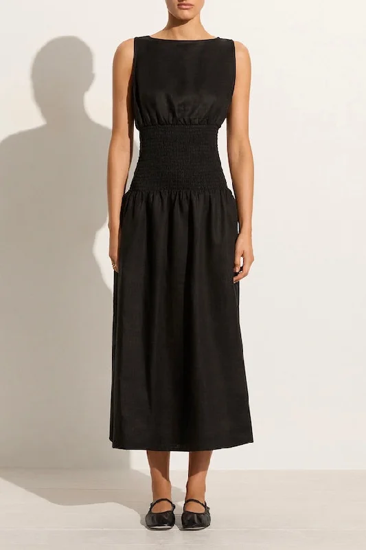 La Canella Midi Dress Black