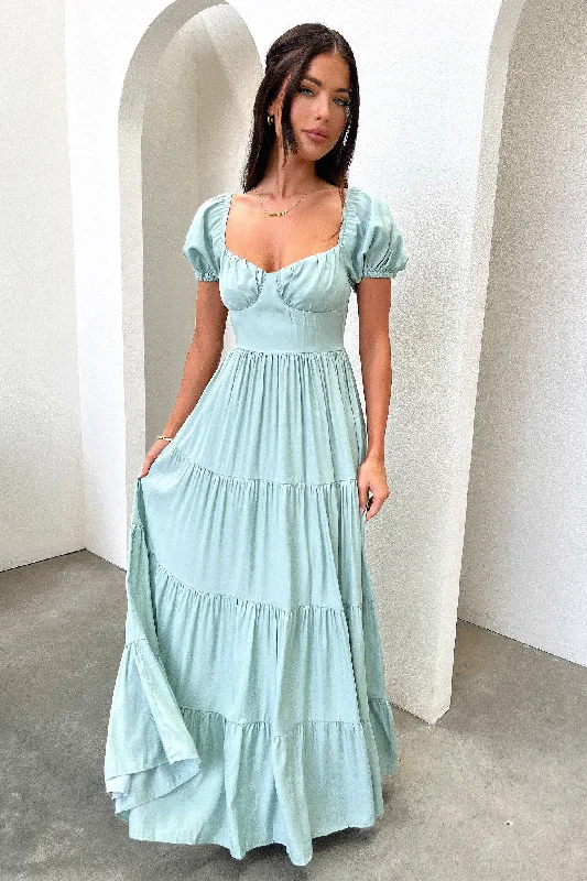 Levona Maxi Dress - Sage