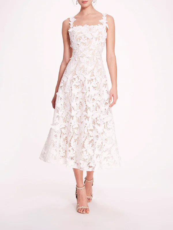 Organic Lace Midi Dress