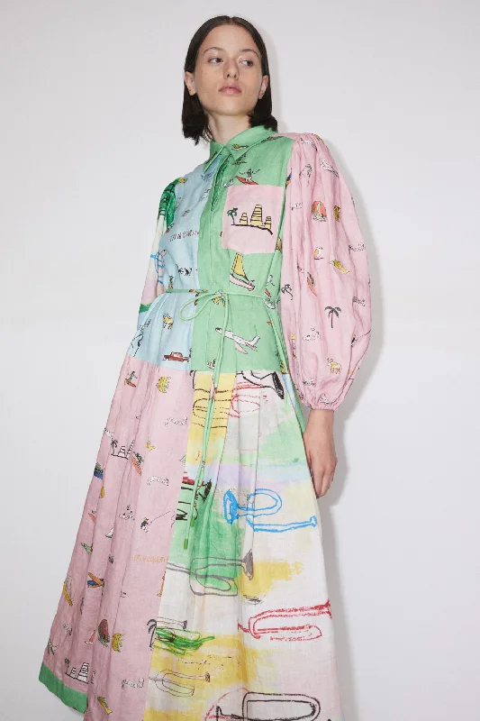 Alemais Jet Shirtdress - Multi PRE-ORDER