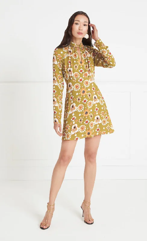 Alessandro Mini Dress - Fern