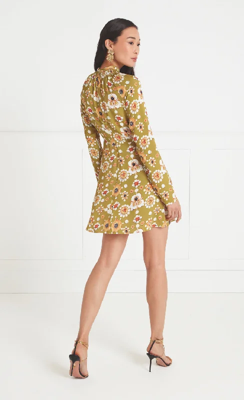 Alessandro Mini Dress - Fern