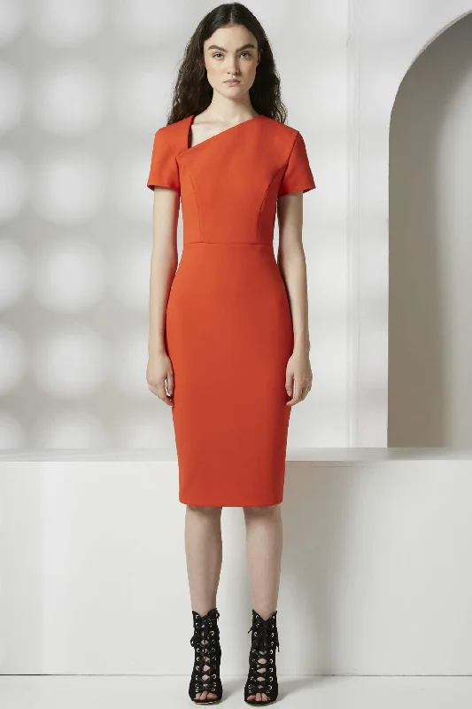 Minimal Dress Orange