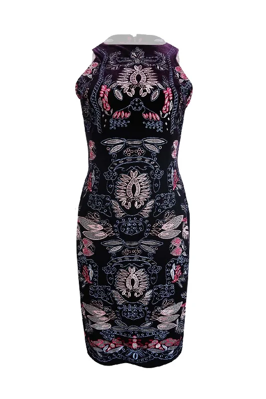 Sleeveless Tribal Midi Dress