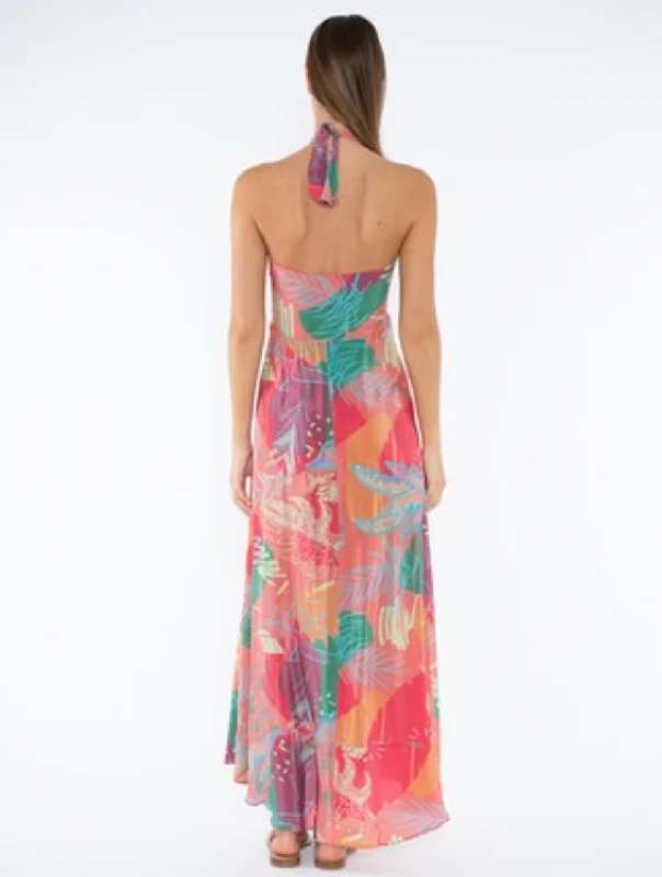 Armenia Dress - Pink Abstract Jungle