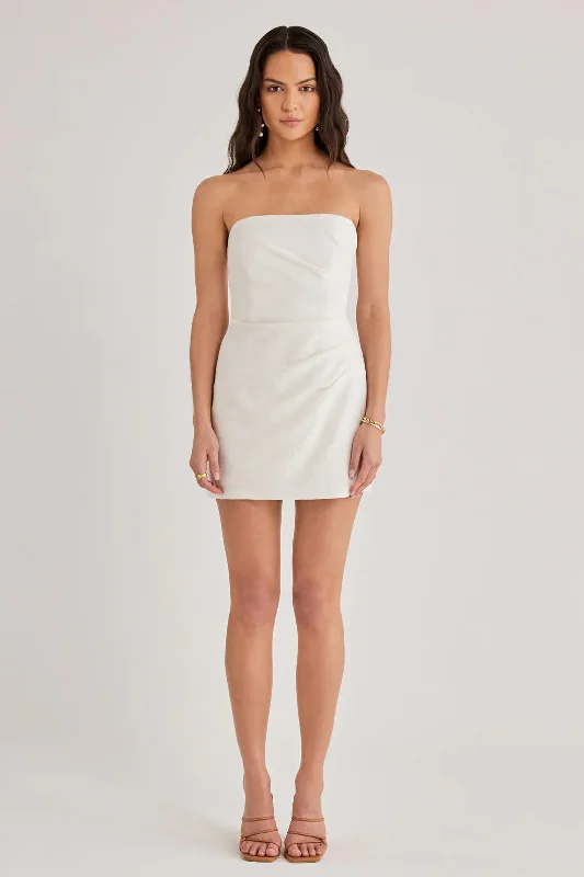 Ayla Mini Dress - White