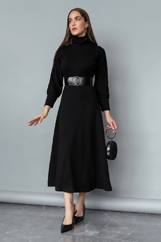 Belted Knitwear Dress REF : BDW065ELB0008100