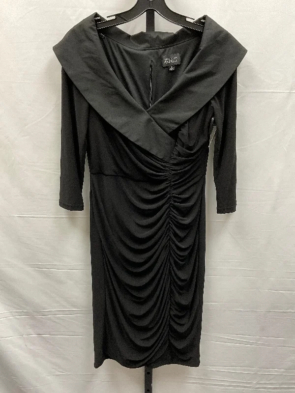 Black Dress Party Midi Adrianna Papell, Size M