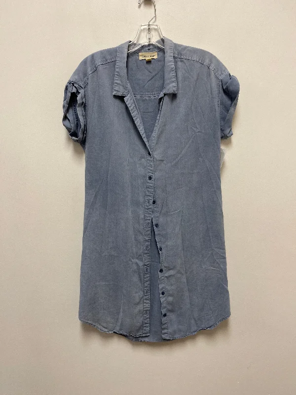 Blue Dress Casual Short Cloth & Stone, Size S