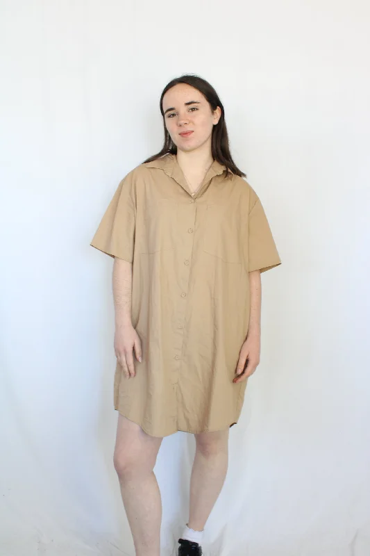 Caitlin Crisp - Beige Shirt Dress