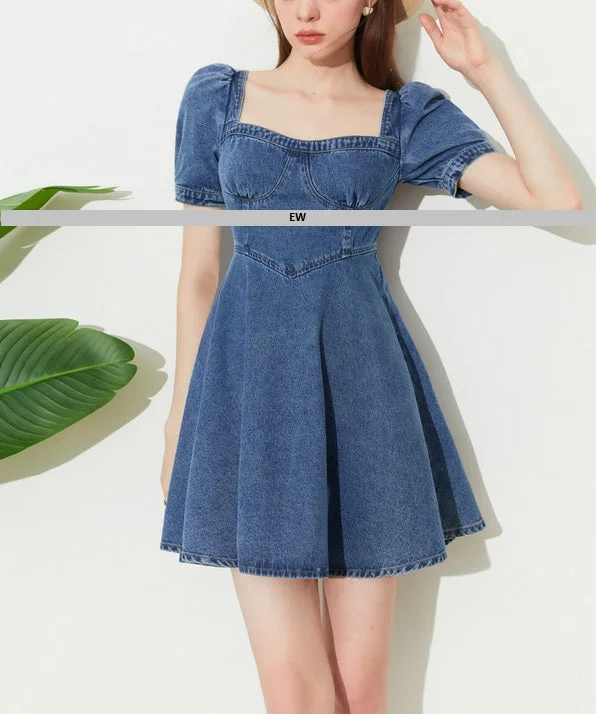 DR23371 Denim Dress/Pre-order