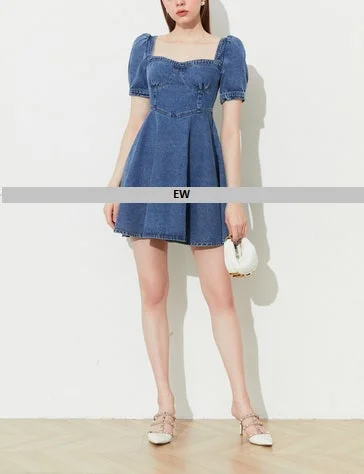 DR23371 Denim Dress/Pre-order