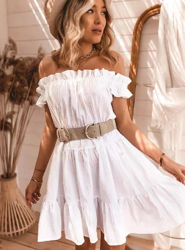 Dress Robe Col Madonna Avec Ceinture REF: 2389