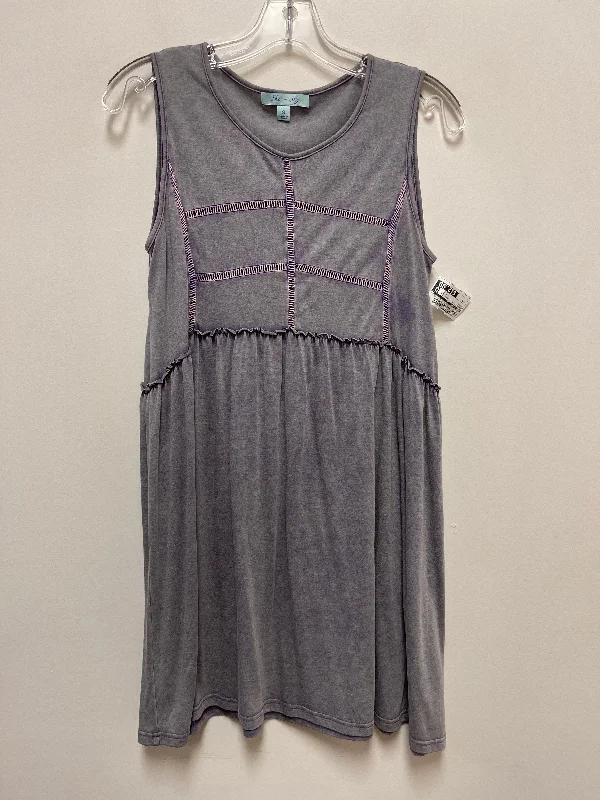 Dress Casual Short By She + Sky In Purple, Size: S