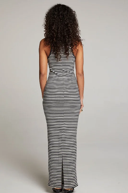 Emma Punk Stripe Maxi Dress