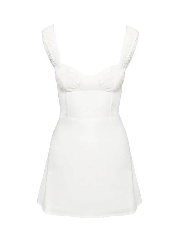 Faubert Mini Dress White