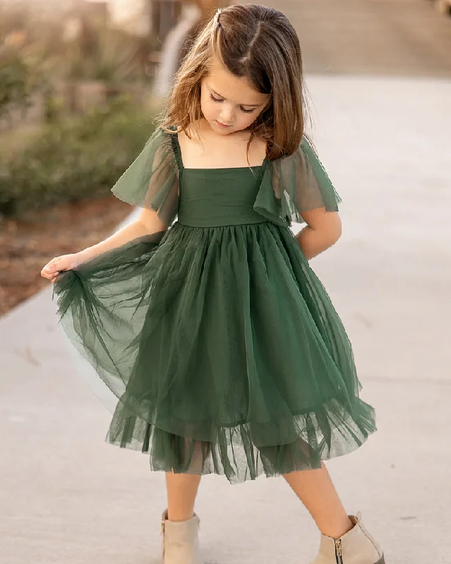 Fawn Tulle Dress (green)