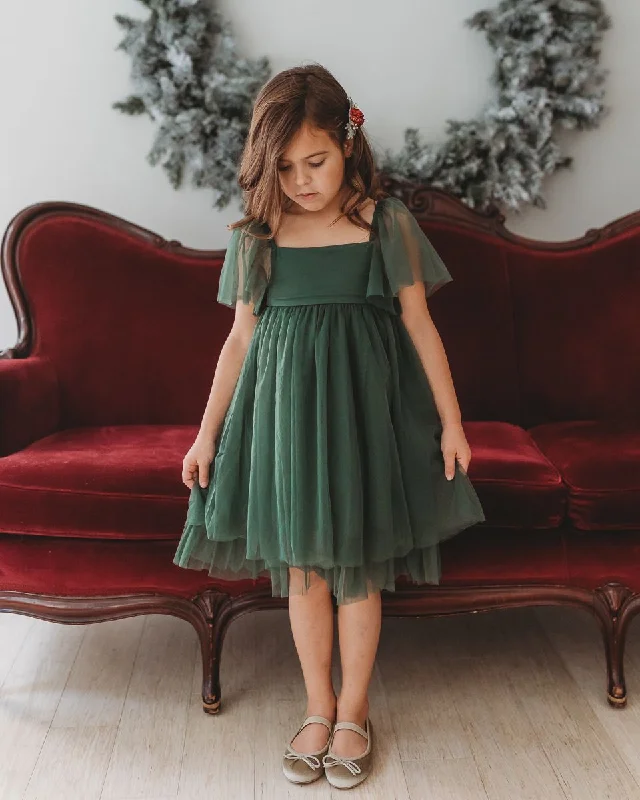 Fawn Tulle Dress (green)