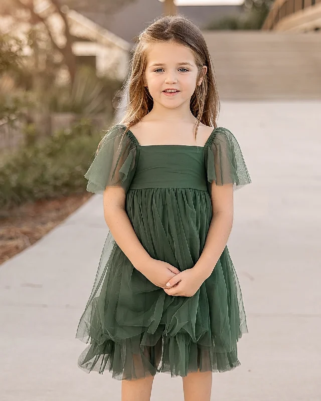 Fawn Tulle Dress (green)