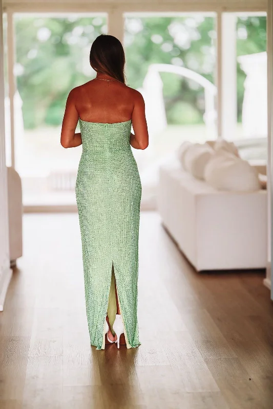 Feeling Epic Maxi Dress - Light Green