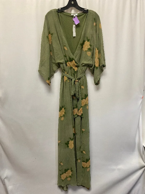 Green Dress Casual Maxi Clothes Mentor, Size 3x