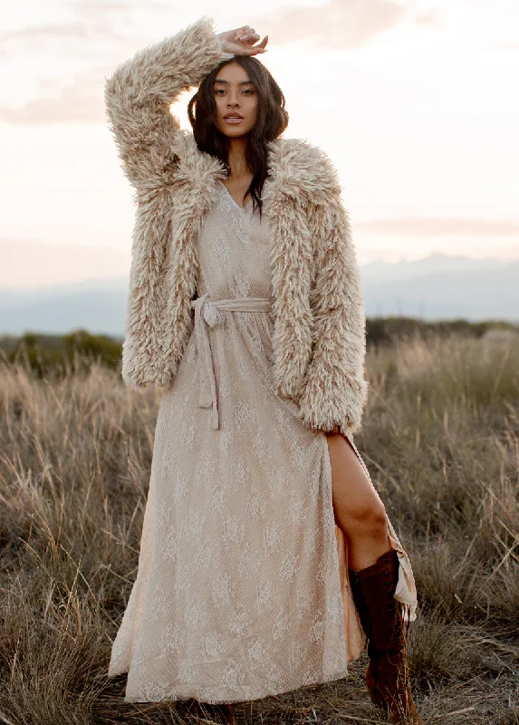 Haley Dress in Sand