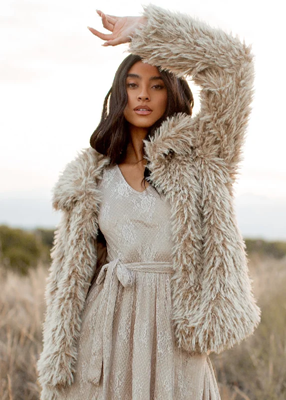 Haley Dress in Sand