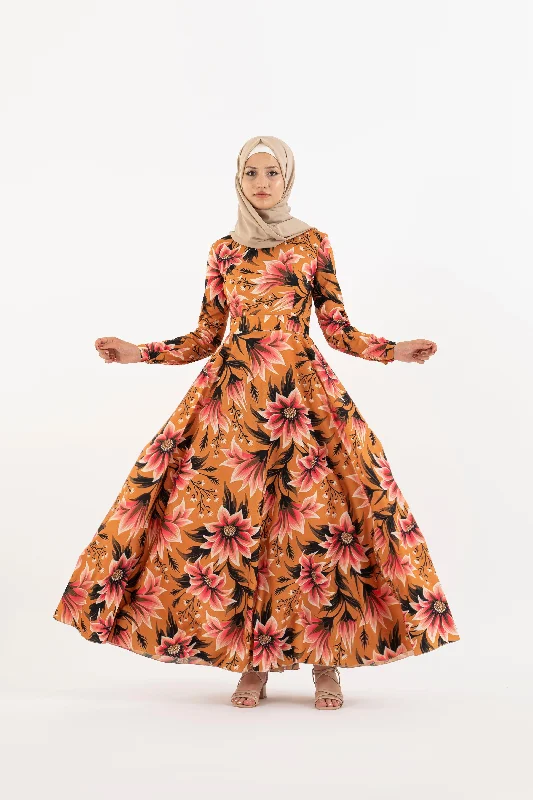 marmalade floral long dress