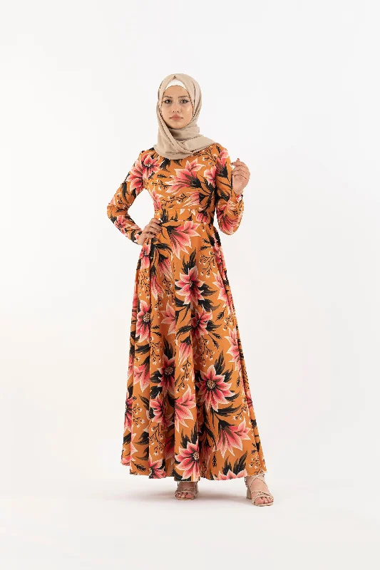 marmalade floral long dress