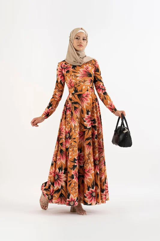 marmalade floral long dress