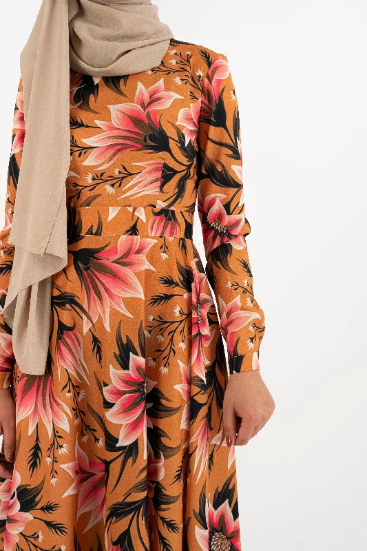 marmalade floral long dress