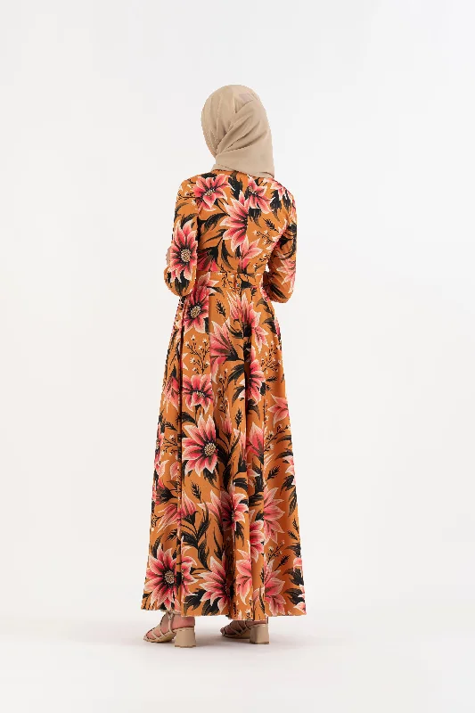 marmalade floral long dress