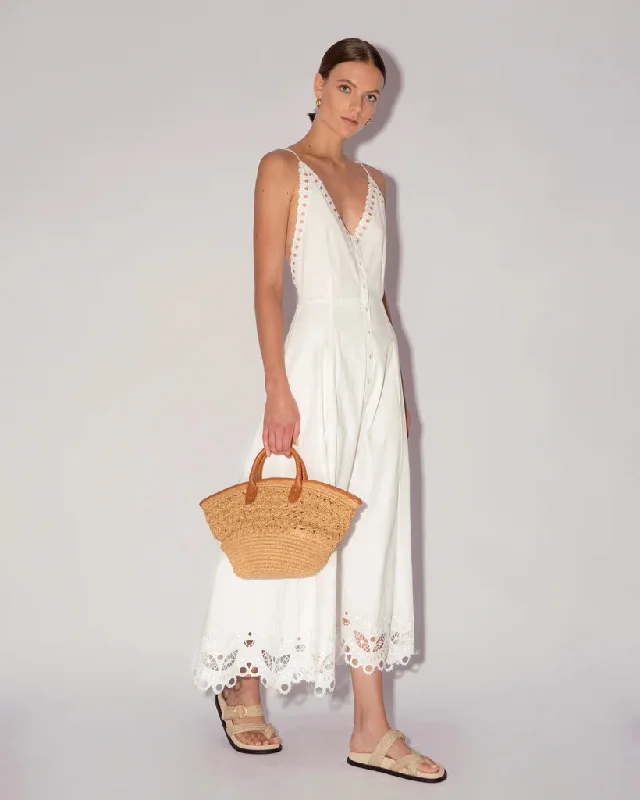 Nima Eyelet Dress - Off White