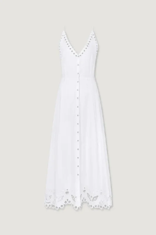 Nima Eyelet Dress - Off White