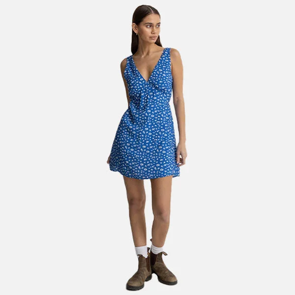 Rhythm Elodie Floral Mini Dress - Blue