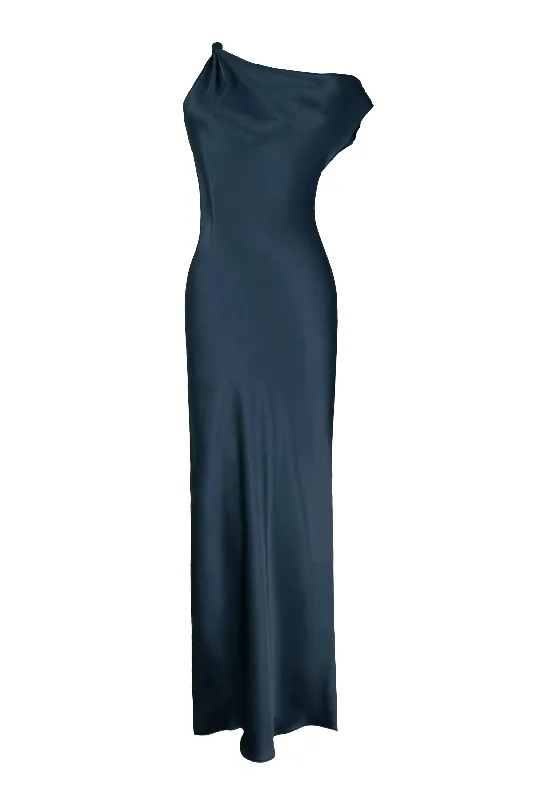 The Zaz Silk Gown - Agean