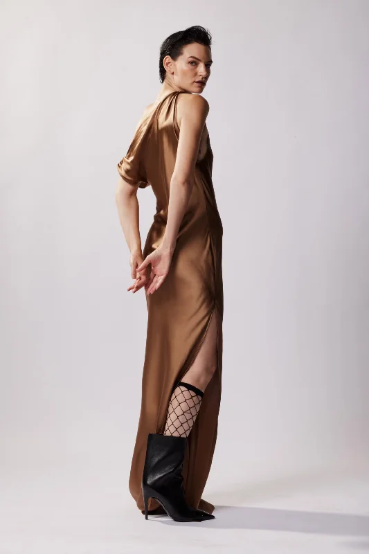 The Zaz Silk Gown - Agean