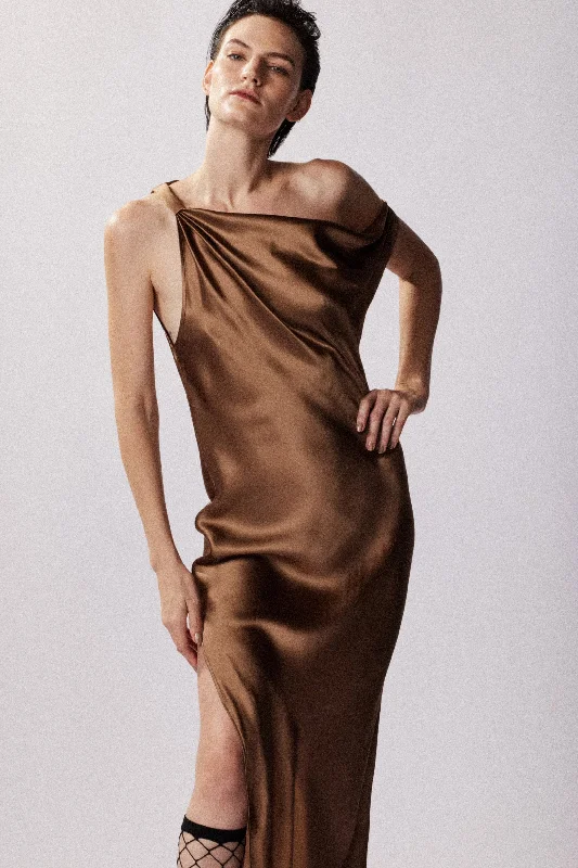 The Zaz Silk Gown - Agean