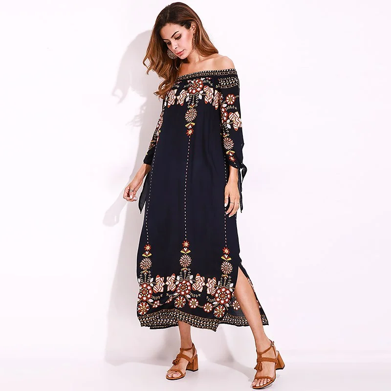 Vintage Bohemian Maxi Dresses