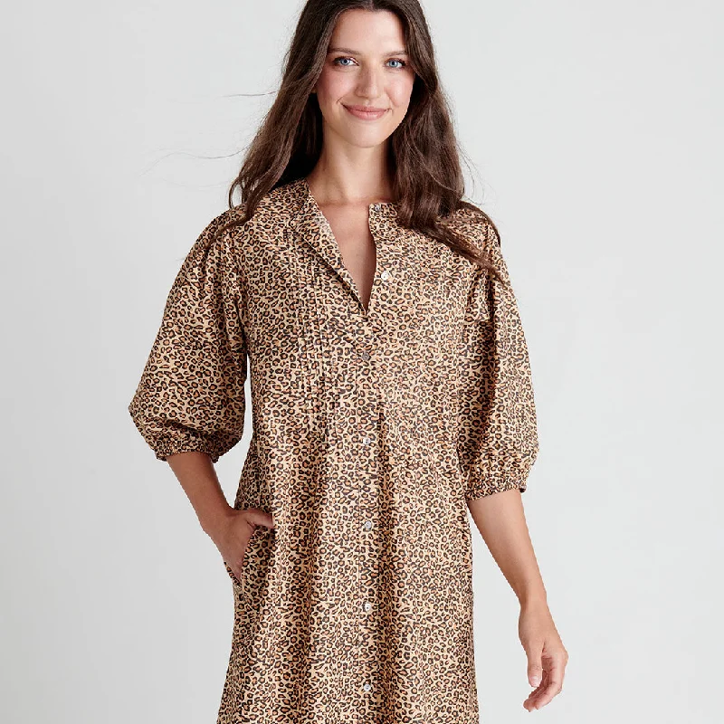 Womens Harris Dress - Mini Leopard