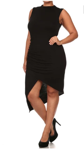 LBD Angled Tulip Dress