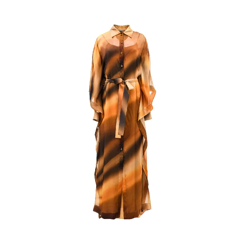 Alberta Ferretti Women's Fantasy Print Long Dress