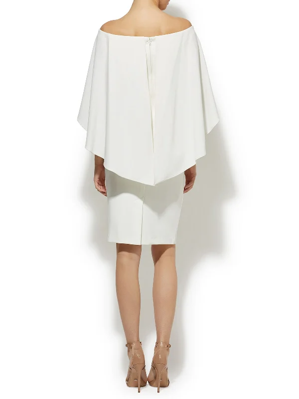 Aerin Ivory Crepe Dress