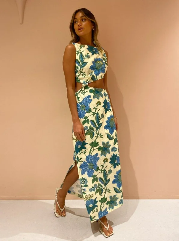 Hire Alexandre Knot Dress In Marguerite Print Floral