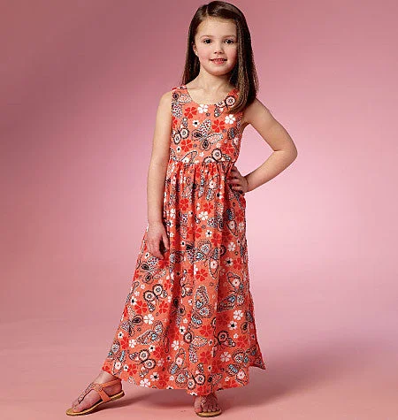 Butterick 6202 Children's/Girls' Dress and Culottes Pattern