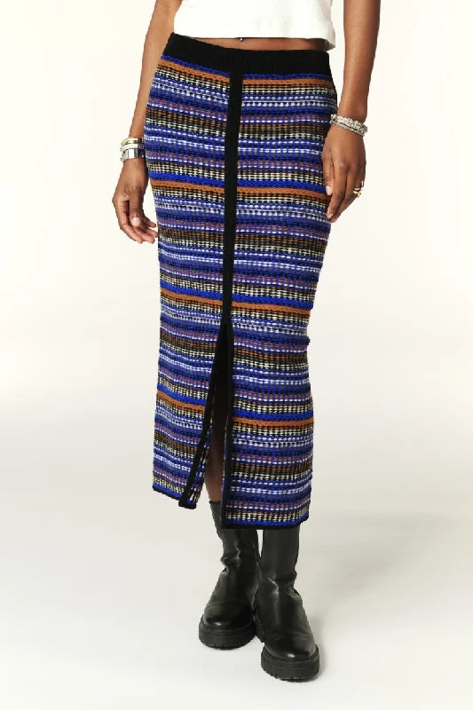 ba&sh Flame Skirt in Blue